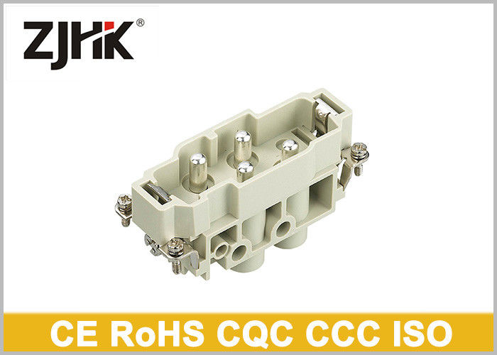 औद्योगिक भारी शुल्क तार कनेक्टर HK 004 2 संयोजन सम्मिलन 690V 250V 70 और 16A